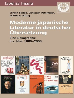 cover image of Moderne japanische Literatur in deutscher Übersetzung